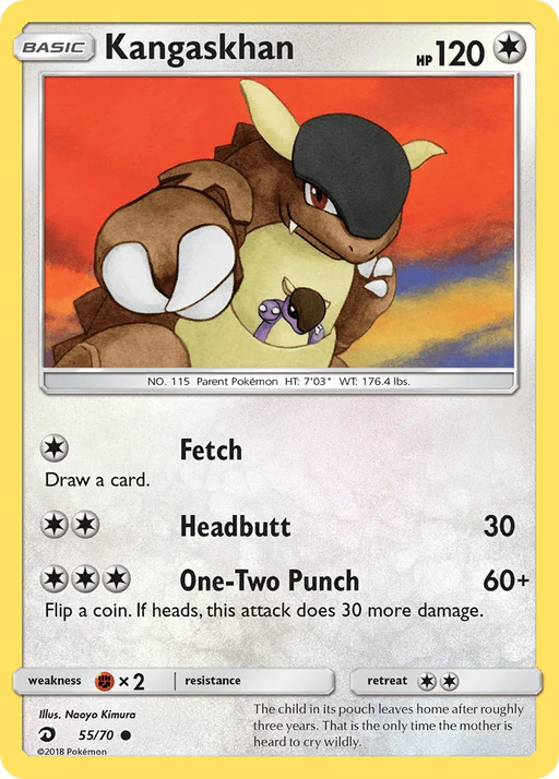 Kangaskhan (55/70) [Sun & Moon: Dragon Majesty] - for just $0.15! 