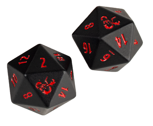 Ultra PRO: Heavy Metal Dice - D20 (Dungeons & Dragons) - for just $0! 
