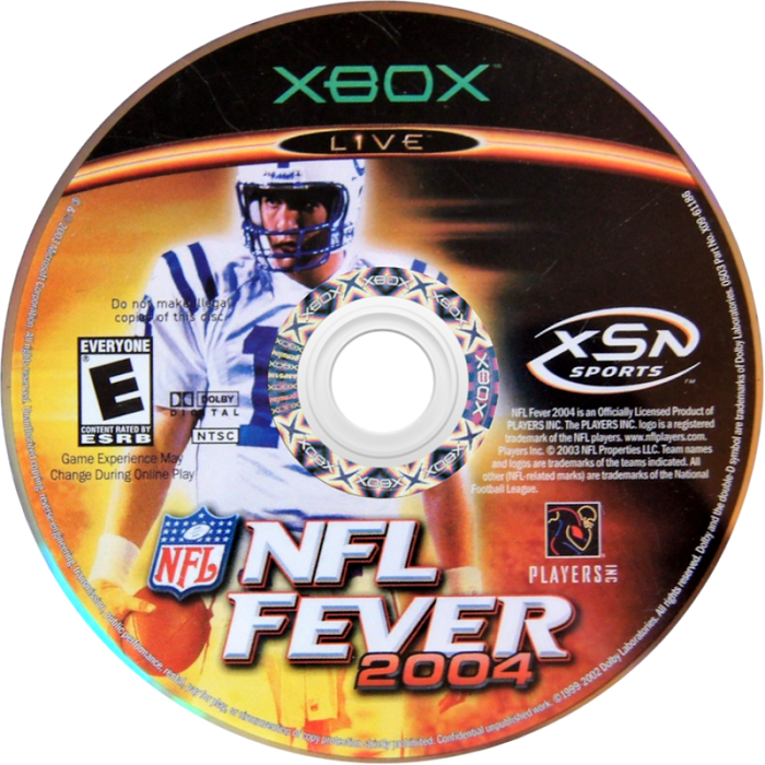 NFL Fever 2004 – Xbox (XBOX) - for just $0! 