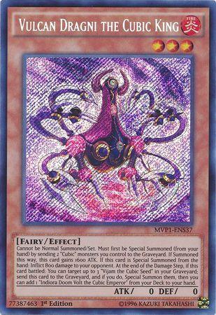 Vulcan Dragni the Cubic King [MVP1-ENS37] Secret Rare - for just $0.10! 