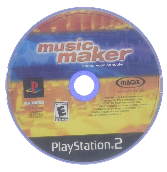 Music Maker – PlayStation 2 (PS2) - for just $0! 