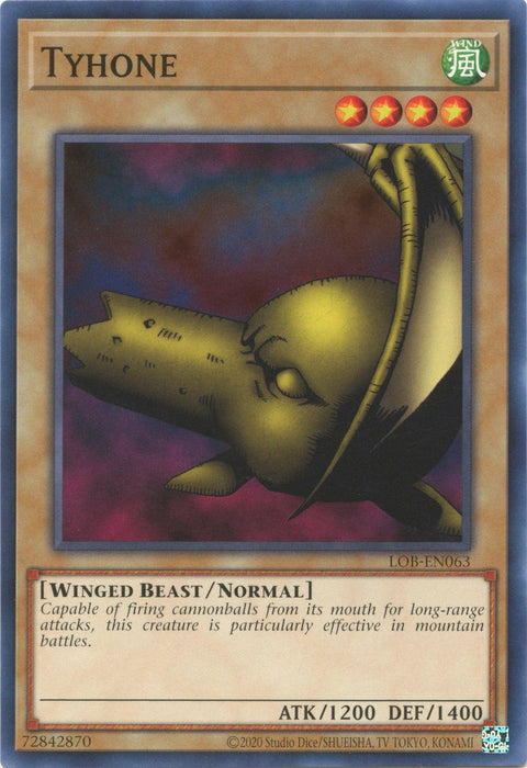 Tyhone (25th Anniversary) [LOB-EN063] Common - for just $0.10! 