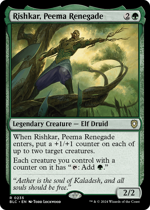 Rishkar, Peema Renegade (BLC-235) - Bloomburrow Commander - for just $0.11! 