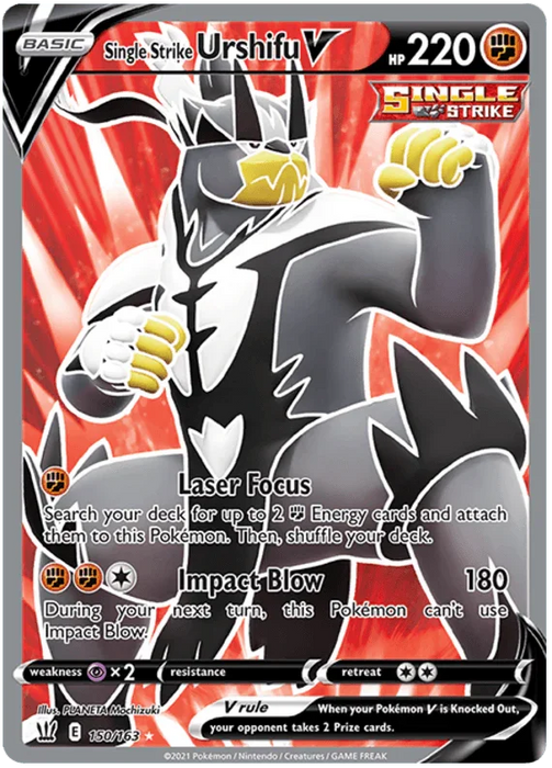 Single Strike Urshifu V (150/163) [Sword & Shield: Battle Styles] - for just $1.60! 