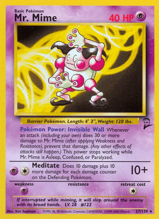 Mr. Mime (27/130) [Base Set 2] - for just $2.65! 