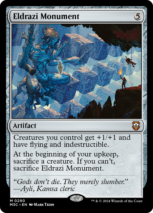 Eldrazi Monument (Ripple Foil) [Modern Horizons 3 Commander] - Just $7! Shop now at Retro Gaming of Denver