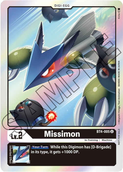 Missimon [BT4-005] (Event Pack 1) [Great Legend Promos] - Just $0.30! Shop now at Retro Gaming of Denver