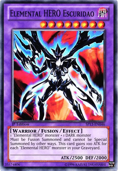 Elemental Hero Escuridao [SP13-EN046] Common - for just $0.30! 