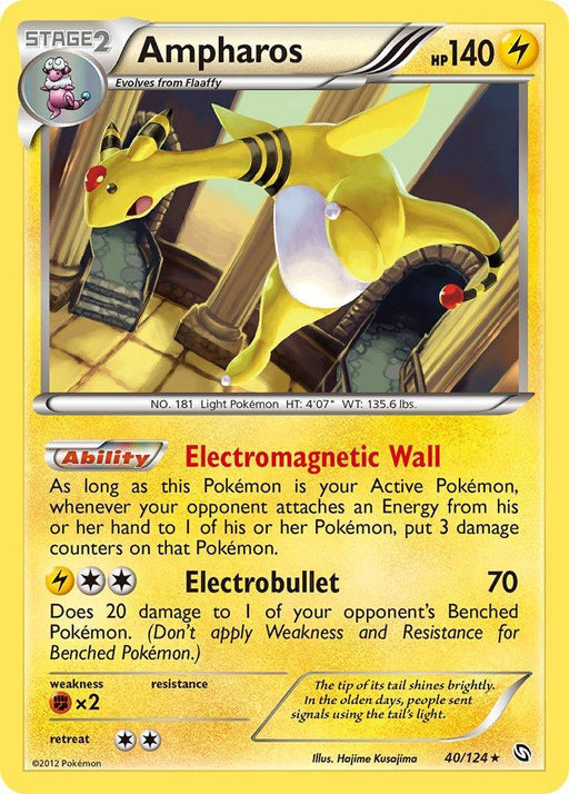 Ampharos (40/124) (Cosmos Holo) (Blister Exclusive) [Black & White: Dragons Exalted] - for just $9.85! 