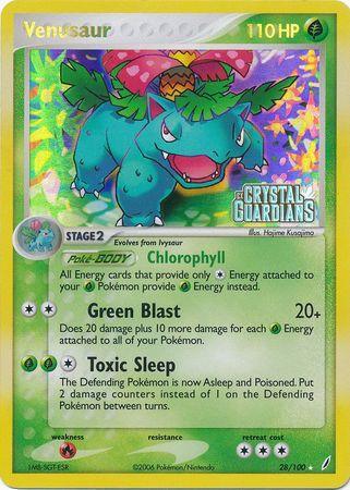 Venusaur (28/100) (Stamped) [EX: Crystal Guardians] - for just $40! 