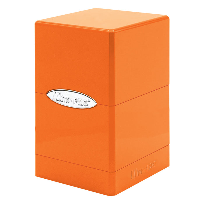 Ultra PRO: Satin Tower - Hi-Gloss (Pumpkin Orange) - for just $0! 