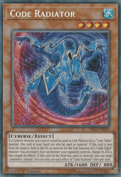 Code Radiator [FIGA-EN039] Secret Rare - for just $0.35! 