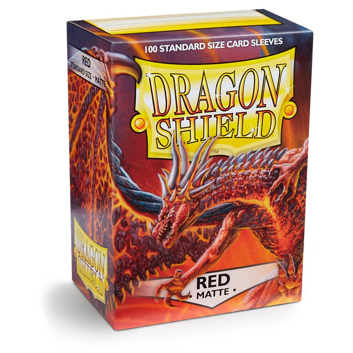 Dragon Shield: Standard 100ct Sleeves - Red (Matte) - Just $0! Shop now at Retro Gaming of Denver