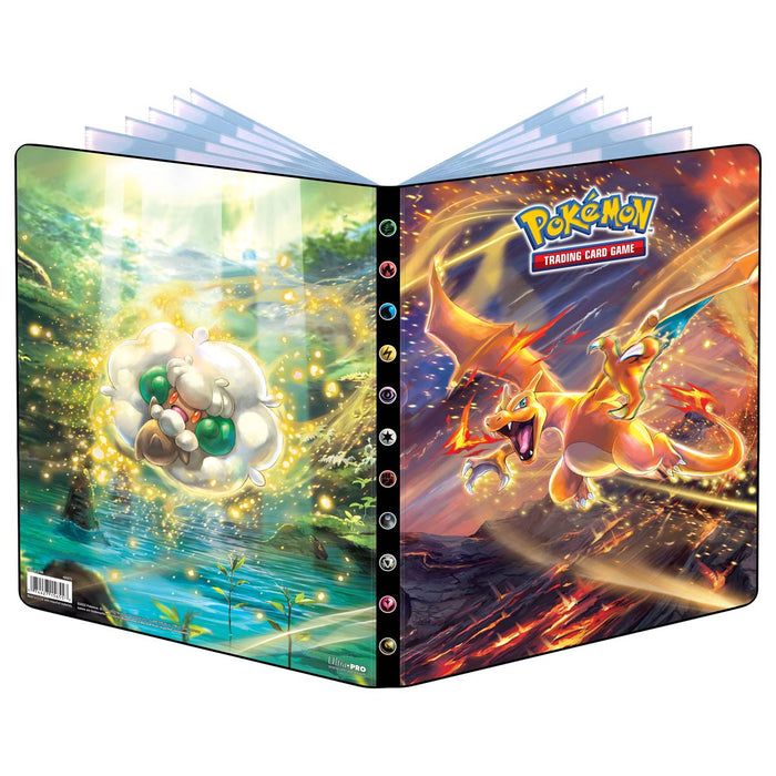 Ultra PRO: 9-Pocket Portfolio - Sword & Shield (Charizard & Whimsicott) - Just $0! Shop now at Retro Gaming of Denver