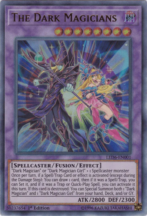 The Dark Magicians [LED6-EN001] Ultra Rare - for just $3.95! 