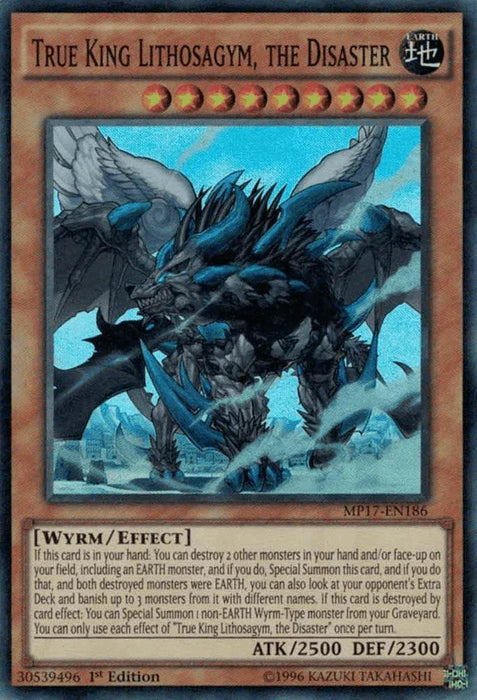 True King Lithosagym, the Disaster [MP17-EN186] Super Rare - for just $0.35! 