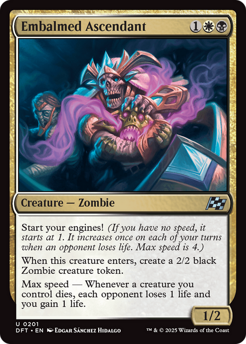 Embalmed Ascendant (DFT-201) - Aetherdrift Foil - for just $0.04! 