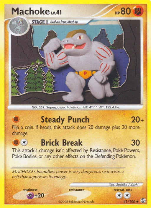 Machoke (41/100) [Diamond & Pearl: Stormfront] - for just $1.15! 