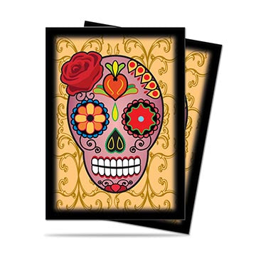 Ultra PRO: Standard 50ct Sleeves - Dia De Los Muertos (Pink Skull) - Just $0! Shop now at Retro Gaming of Denver