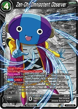 Zen-Oh, Omnipotent Observer (Unison Warrior Series Boost Tournament Pack Vol. 7 - Winner) (P-373) [Tournament Promotion Cards] - for just $0.55! 
