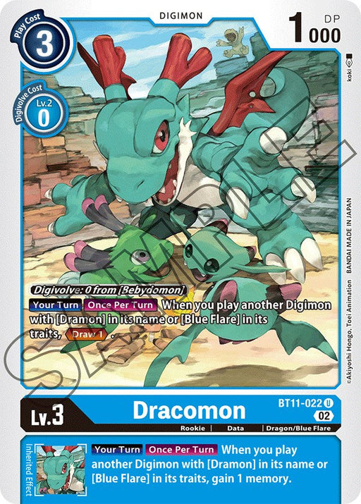 Dracomon [BT11-022] [Dimensional Phase] - Just $0.09! Shop now at Retro Gaming of Denver