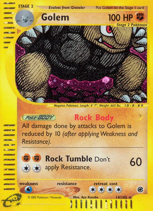 Golem (14/165) [Expedition: Base Set] - for just $11.85! 