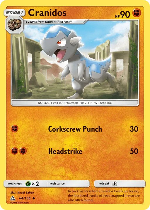 Cranidos (64/156) [Sun & Moon: Ultra Prism] - for just $0.10! 