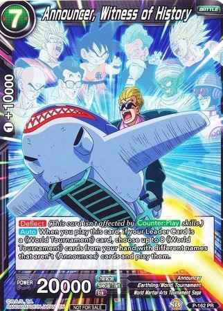 Announcer, Witness of History (Power Booster) (P-162) [Promotion Cards] - for just $0.15! 