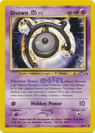 Unown [M] (49/75) [Neo Discovery Unlimited] - for just $0.65! 