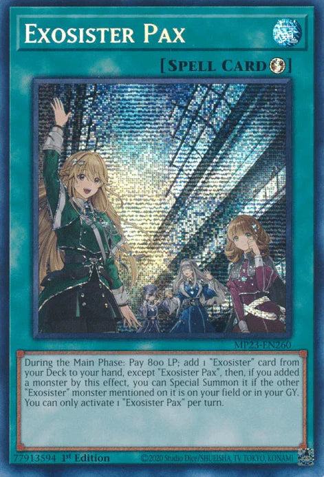 Exosister Pax [MP23-EN260] Prismatic Secret Rare - for just $0.25! 