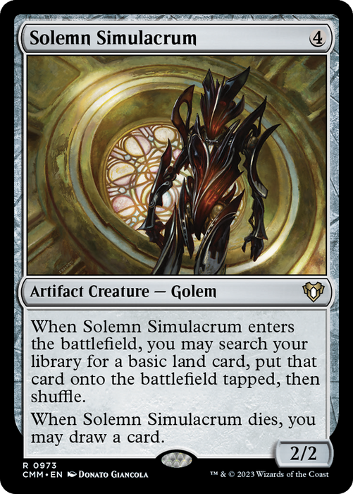 Solemn Simulacrum (CMM-973) - Commander Masters - for just $0.10! 