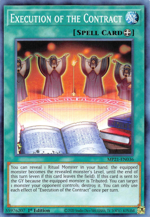 Execution of the Contract [MP21-EN036] Common - for just $0.10! 