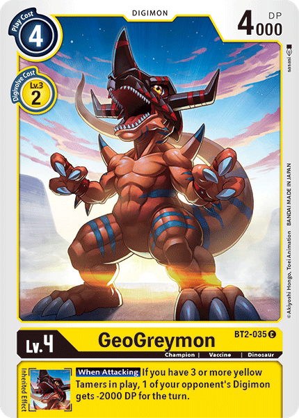 GeoGreymon [BT2-035] [Release Special Booster Ver.1.5] - Just $0.09! Shop now at Retro Gaming of Denver