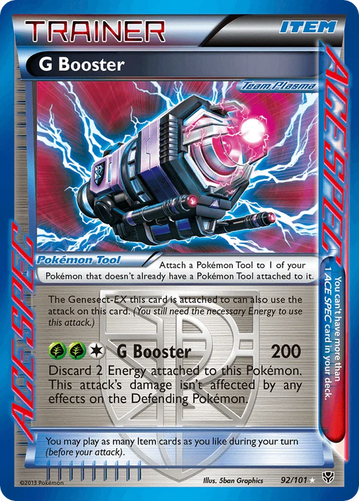 G Booster (92/101) [Black & White: Plasma Blast] - for just $2.10! 