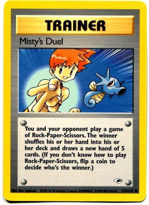 Misty's Duel (123/132) [Gym Heroes Unlimited] - for just $1! 