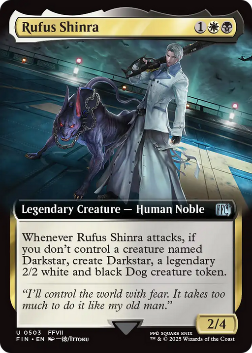 Rufus Shinra (FIN-503) - FINAL FANTASY: (Extended Art) Foil - for just $4.20! 