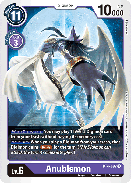 Anubismon [BT4-087] [Great Legend] - Just $0.09! Shop now at Retro Gaming of Denver