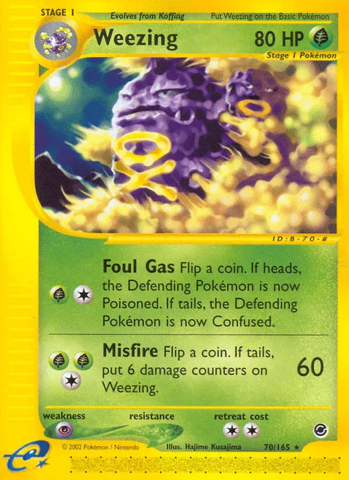 Weezing (70/165) [Expedition: Base Set] - for just $2.05! 