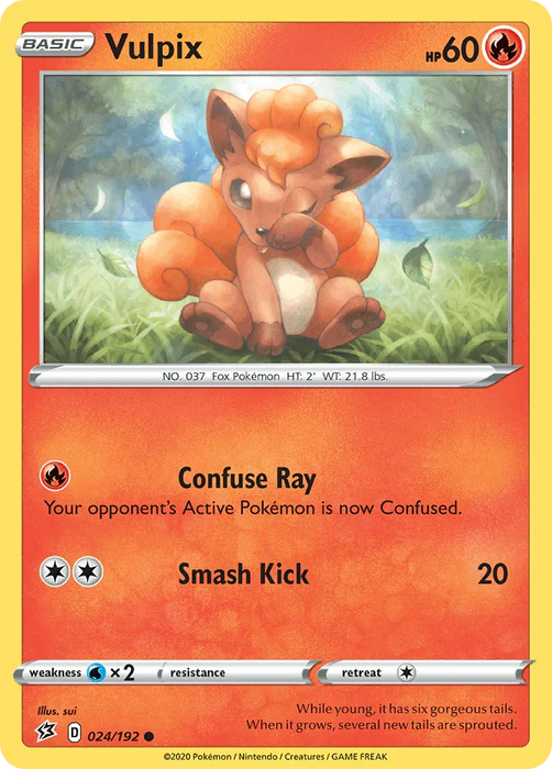 Vulpix (024/192) [Sword & Shield: Rebel Clash] - for just $0.10! 