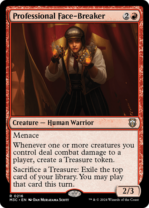 Professional Face-Breaker (M3C-216) - Modern Horizons 3 Commander - for just $1.66! 