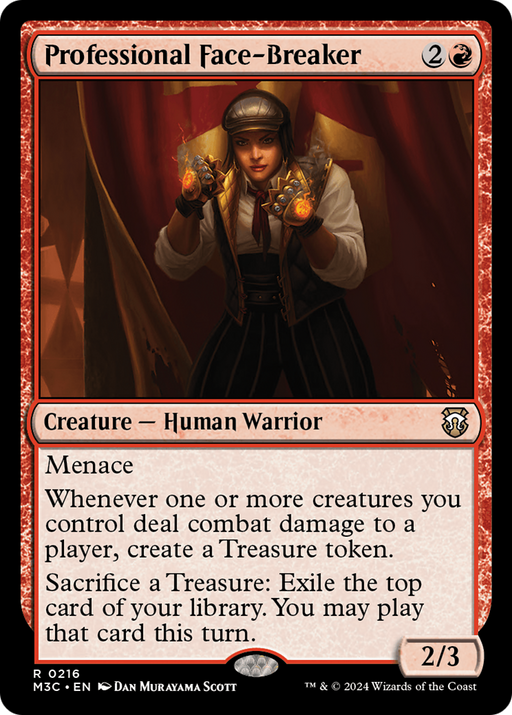 Professional Face-Breaker (M3C-216) - Modern Horizons 3 Commander - for just $1.69! 