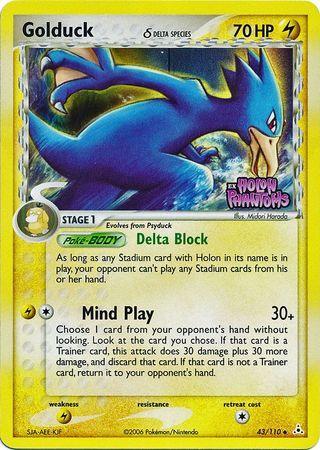 Golduck (43/110) (Delta Species) (Stamped) [EX: Holon Phantoms] - for just $8.95! 
