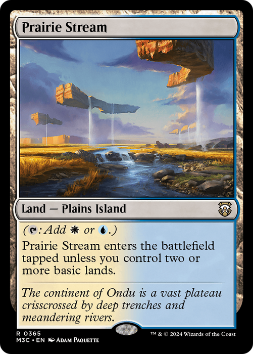 Prairie Stream (M3C-365) - Modern Horizons 3 Commander - for just $0.11! 