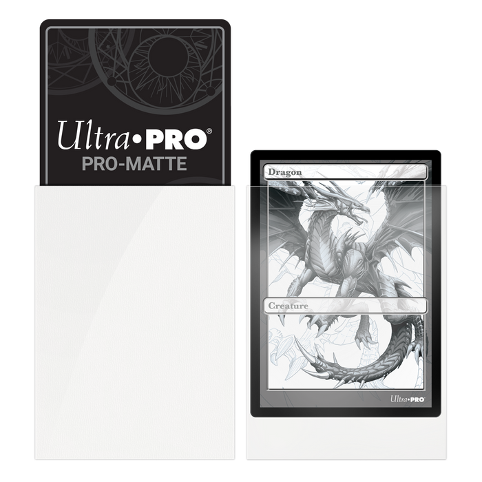 Ultra PRO: Standard 100ct Sleeves - PRO-Matte (White) - Just $0! Shop now at Retro Gaming of Denver