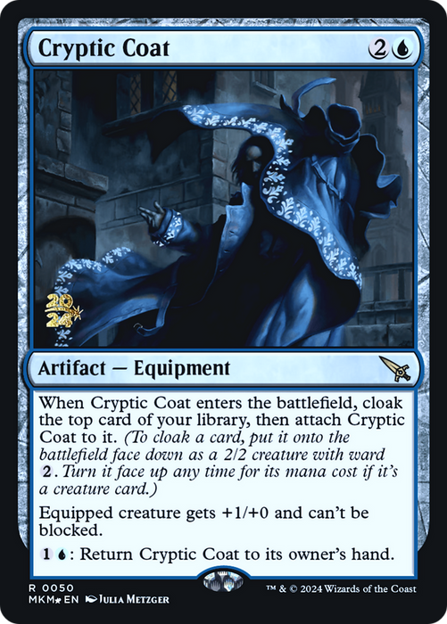 Cryptic Coat (PRE-050) - Murders at Karlov Manor Promos Foil - for just $0.46! 