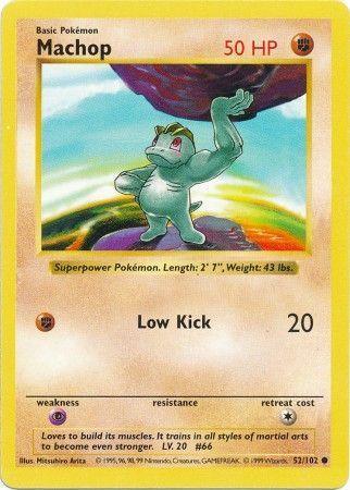 Machop (52/102) [Base Set Shadowless Unlimited] - for just $1.05! 