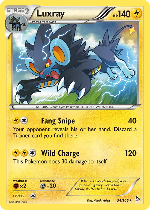 Luxray (34/106) [XY: Flashfire] - for just $0.25! 