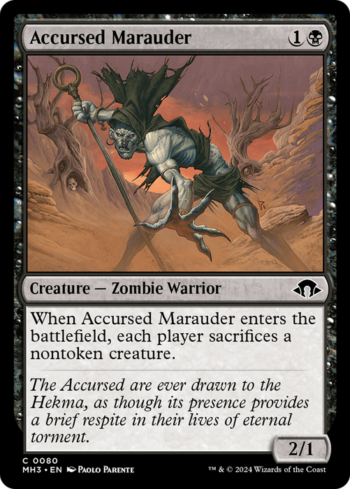 Accursed Marauder (MH3-080) - Modern Horizons 3 - for just $0.08! 