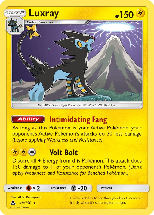 Luxray (48/156) [Sun & Moon: Ultra Prism] - for just $0.55! 