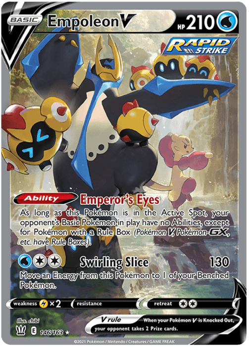 Empoleon V (146/163) [Sword & Shield: Battle Styles] - for just $30! 